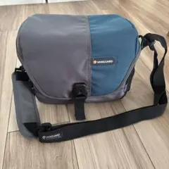 【美品】Vanguardカメラバッグ　青とグレー　仕切り付きのサムネイル