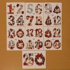 cotton melody様ステッカー〜クリスマス装飾♡おすそ分け７枚