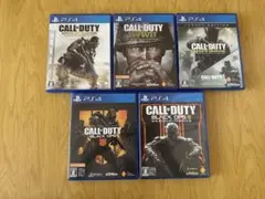 Call of Duty コールオブデューティPS4ソフト 5本セット