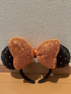 Tokyo Disney Resort カチューシャ スパンコール オレンジ