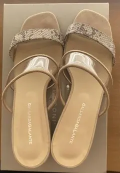 GALLARDAGALANTE クリアストラップサンダル