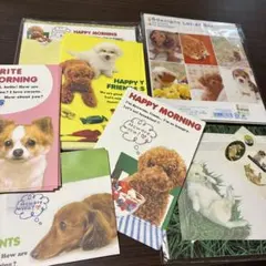 平成レトロ　犬　レターセット