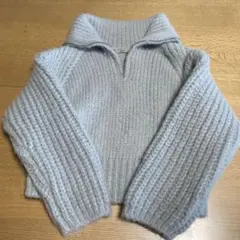 ジップアップニット ニット