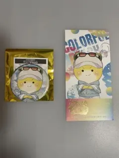 カラフルピーチ　ひらかたパーク　からぴち夏休み　缶バッジ　入場特典　シヴァ