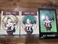 桃源暗鬼　極楽湯　遊摺部従児　桃宮唾切 ブロマイドコレクション　和紙風ステッカー