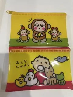 サンリオキャラクターズ　フラットポーチ 2種