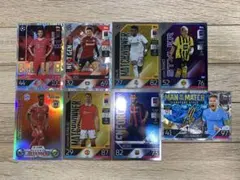 サッカートレーディングカード　topps match attax 8枚セット