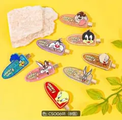 LOONEY TUNES ルーニーテューンズ ヘアクリップ 全7種 ガチャ - メルカリ