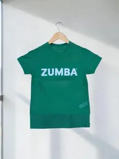 正規品 ZUMBA メッシュTシャツ グリーン XS 身幅58cm 着丈67cmのサムネイル