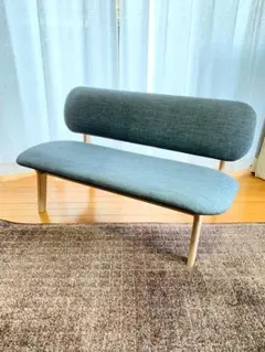 人気　ニトリ　リラックスワイド　傷・汚れに強いリビングダイニング2人掛けチェア