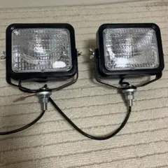 スーパーカブ 90 角目 フォグランプステー（ワンオフ品）LEDライト付