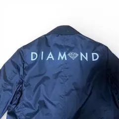 DIAMOND SUPPLY CO. コーチジャケット ブラック M バックロゴ