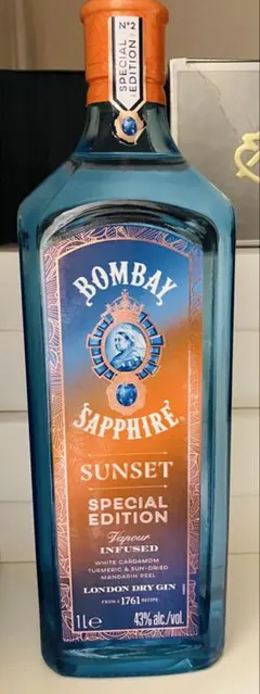 限定品未開封品　BOMBAY SAPPHIRE SUNSET 1Lのサムネイル