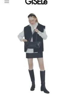 Odette e Odile オデットエオディール ソフトスクエア ロングブーツ