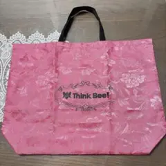 Think Bee! シンクビー エコバッグ ピンク 花柄のサムネイル