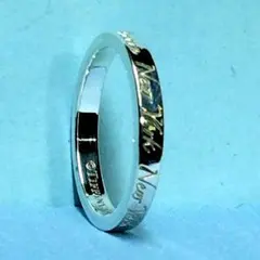 ティファニーノーツナローリング 13号　新品仕上げ　ほぼ無傷未使用に近い