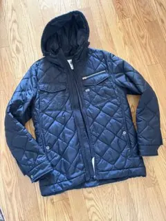 G-STAR RAW ネイビー キルティングジャケット フード付き サイズM