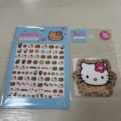 日焼けキティ ネイルパーツシール　ステッカー