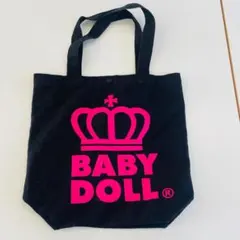 【BABYDOLL】黒 トートバッグのサムネイル