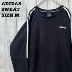 f*f様 メンズ古着ADIDASアディダス　袖ライン入りロゴプリントスエットトレ