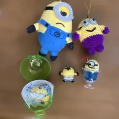 ミニオン ぬいぐるみとフィギュアセット