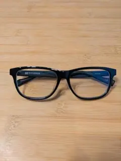 BOSS Orange ブラック スクエア メガネ