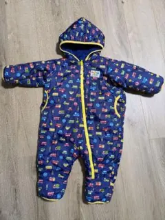 【ホットビスケッツ 】　70-80　ミキハウス　ジャンプスーツ　ベビーアウター