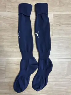 Puma サッカーソックス ネイビー　22-24