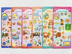 【クッキーアワーステッカー 6点セット】マインドウェイブ 動物イラストシール