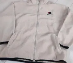 Champion フリースジャケット ベージュ