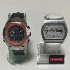 稼働ジャンク タイメックス アナログ クォーツ 2本セットのサムネイル