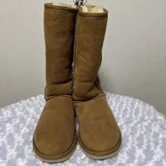即購入⭕️✨☪️最終価格お値下げ済美品✨UGGかかと部分にハラコ付き ムートンブーツ