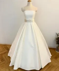 【美品】3wayオフホワイト ウェディングドレス＋パニエ付きのフルセット