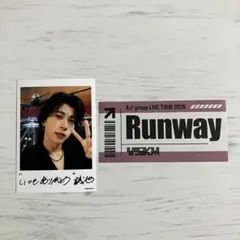 Aぇ!group Runway ミニフォトセット 末沢誠也&落下物