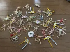 水引パーツ 38個セット＊ご祝儀袋／ハンドメイド素材／和装・和風アレンジ