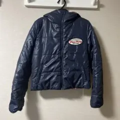 【最終値下げ】INGNI イング　リバーシブル中綿ブルゾン　ダウン　M ネイビー