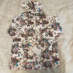 adidas neo 花柄パーカー Lサイズ