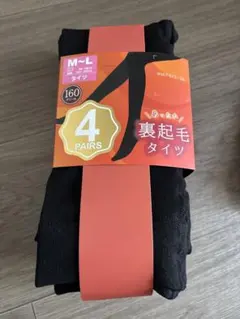 裏起毛タイツ M-Lサイズ 3足セット