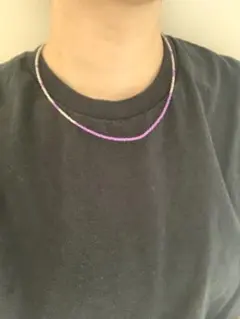 No.118 ビーズネックレス ビーズアクセサリー