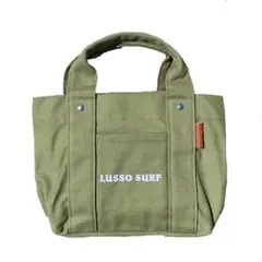 正規品☆LUSSO SURF マルチポケットトートバッグ　カーキ　ロンハーマンのサムネイル