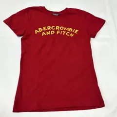 アバクロ Abercrombie & Fitch 半袖Tシャツ 赤 Y2K