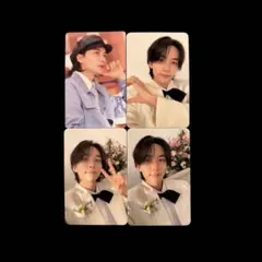 【未使用】ジョンハン　トレカ4枚　SEVENTEEN