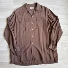 希少 50s Van Heusen レーヨン ギャバ 開襟 シャツ ブラウン 2025年最新】van heusen 50sの人気アイテム - メルカリ