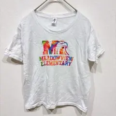 ジャージーズ 半袖 Tシャツ クルーネック タイダイ柄 Sサイズ 白 普段着のサムネイル