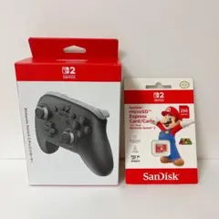 新品 Nintendo Switch2 Proコン➕256GB microSD