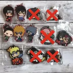 NARUTO ラバーストラップ 7点セット