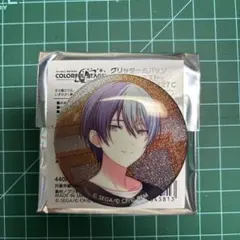 プロセカ　グリッター缶バッジ　青柳冬弥　vol.27 C