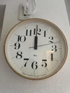 レムノス　Designed by Riki Watanabe電波時計掛け時計