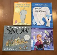 英語絵本セット：『There Is a Bird on Your Head!』他