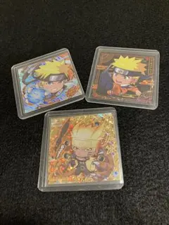 NARUTOにふぉるめーしょん　ナルト ３枚セット　開封済み